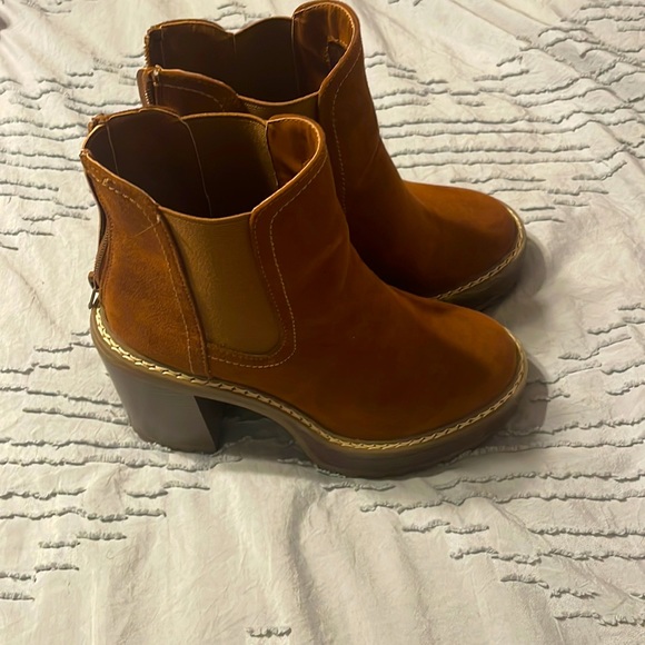 Madden Girl Shoes - brown heeled ankle boots